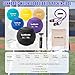 SunNordic 6/9 Pack Seams Plyometric Weighted Baseball Set (3.5-16/35/53/70 oz) - Variable Weight Plyo Baseballs for Improved Power & Pitching Training - for All Skill Levels