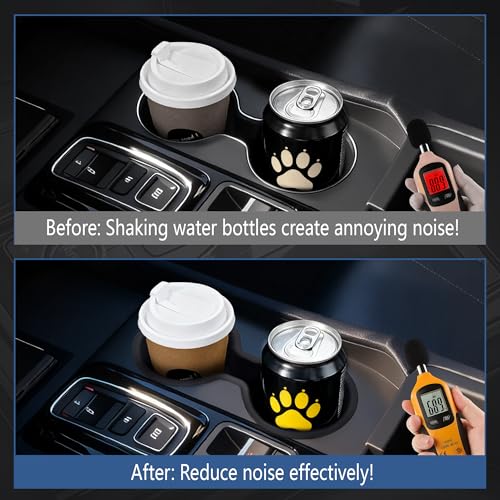Image of Cup Holder Inserts Compatible with Honda Pilot 2023-2025 2026 Accessories, Non-Slip TPE Center Console Cup Holder Protector Organizer for Honda Ridgeline&Passport 2024 2025 2026 Accessories