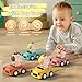 SUPVIB Press to Go Friction Inertia Car, Animal Toddler Toy Cars, Infant 18M+ Play Figure Vehicle Set, Birthday Gift for 2 Year Old Boy Girl