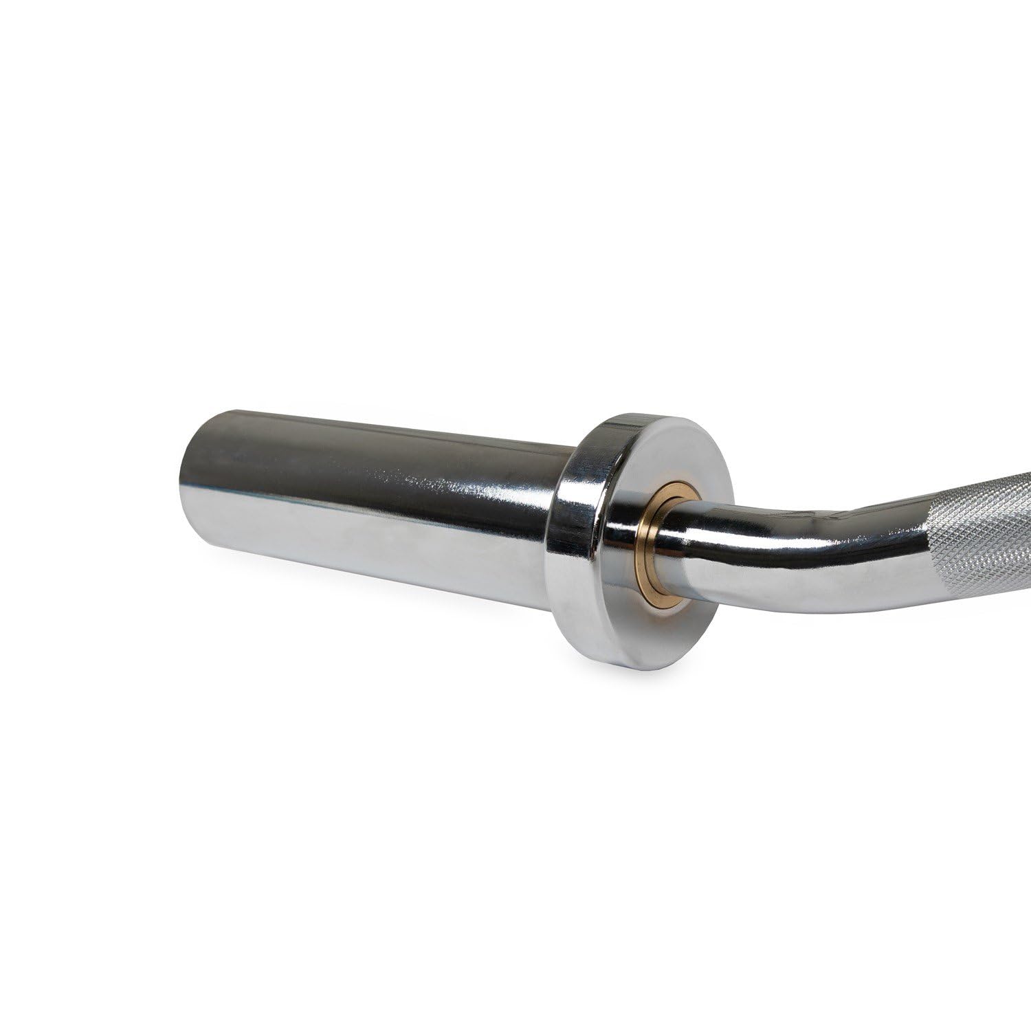 VirtuFit Olympic EZ Curl Bar Barre d'appui Curl 120 cm