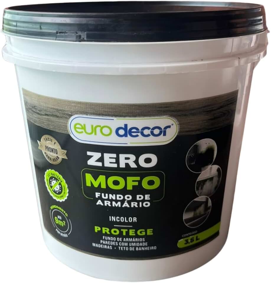 Zero Mofo, Tratamento Anti-Mofo para Armários, Paredes e Tetos com Umidade, Pronto para Uso Linha premium