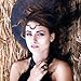 Aimimier Viking Crystal Head Chain Moon Head Chain Halloween Circlet Headpiece Crescent Moon Forehead Chain Crystal Headband Prom Hair Jewelry for Women and Girls (Retro gold)