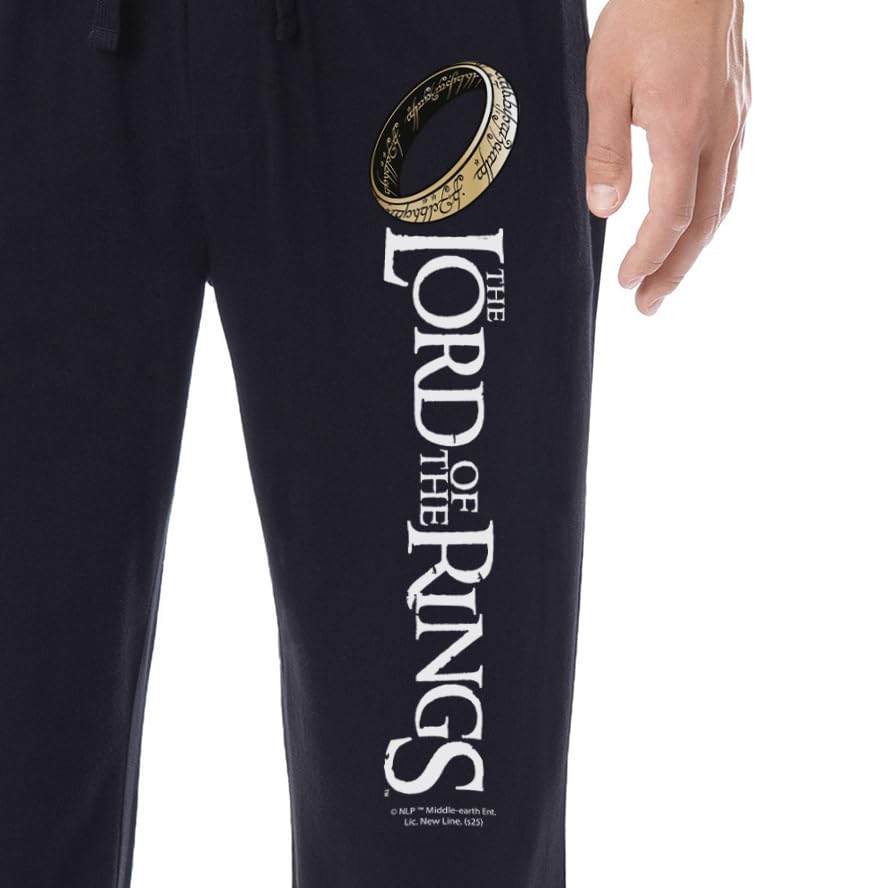 The Lord of The Rings Men's One Ring Sleep Lounge Pajama Pants for Adults4
