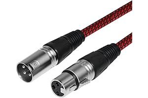 FURUI XLR Cable 100ft Male to Female Microphone XLR Cable