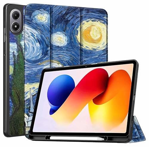 Image of ProElite Cover for Redmi Pad 2 Pro 12.1 inch Case, Soft Flexible Flip Case Cover for Redmi Pad 2 Pro 12.1 inch with Pen Holder, Support Auto Sleep Wake, [Recoil Series] - Starry Night