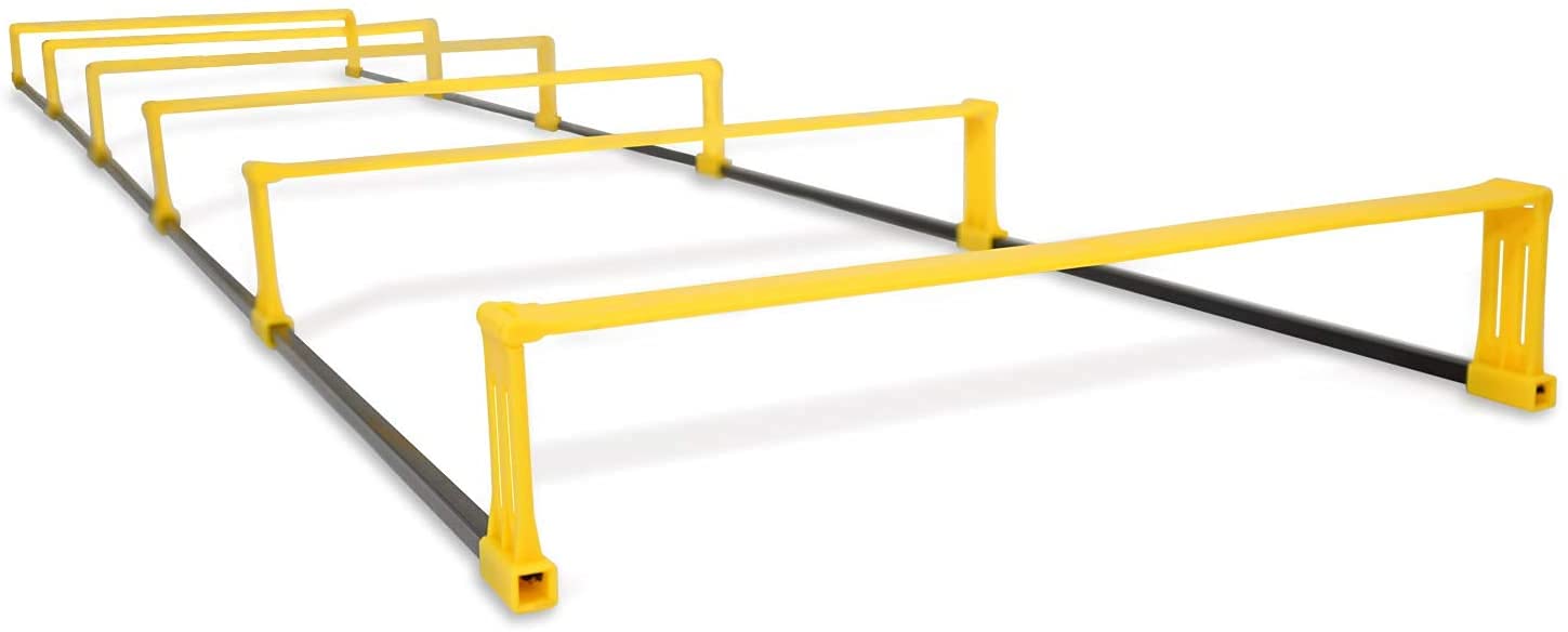 ULTIMAX Speed and Agility Ladder 2-in-1 Speed Hurdles Ladder with Hurdles Training Ladder speed Hurdle
