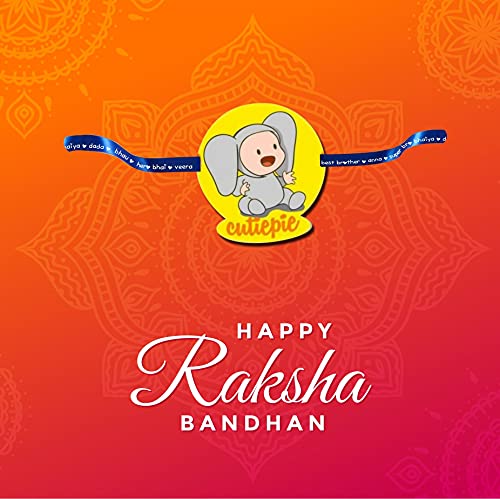 Image of TheYaYaCafe Little Bro Printed Rakhi for Baby Brother | Rakshabandhan Baby Bro Rakhi