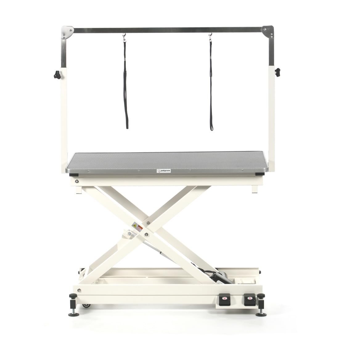 Large Professional Mobile Electric Dog Grooming Table Height 26-100cm Black.