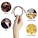 RIMOBUL 3pcs Handmade Tibetan Buddhist Lucky Bracelet Red Rope Bracelet Red Color Bracelets Matching Bracelets (Faith)