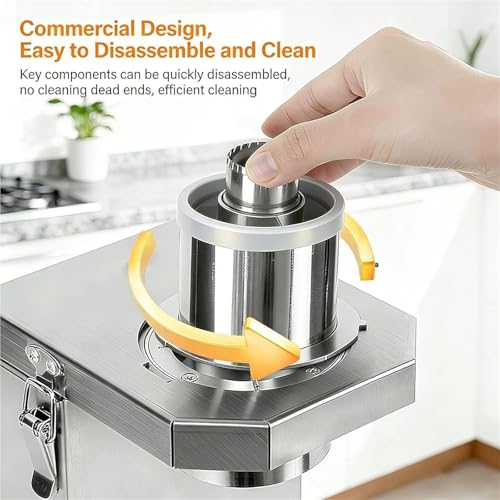 Trebbiatrice elettrica per mais, motore da 40 W, lama in acciaio inox, design compatto per una facile pulizia, strumento essenziale per la preparazione del mais fresco, ad alta efficienza