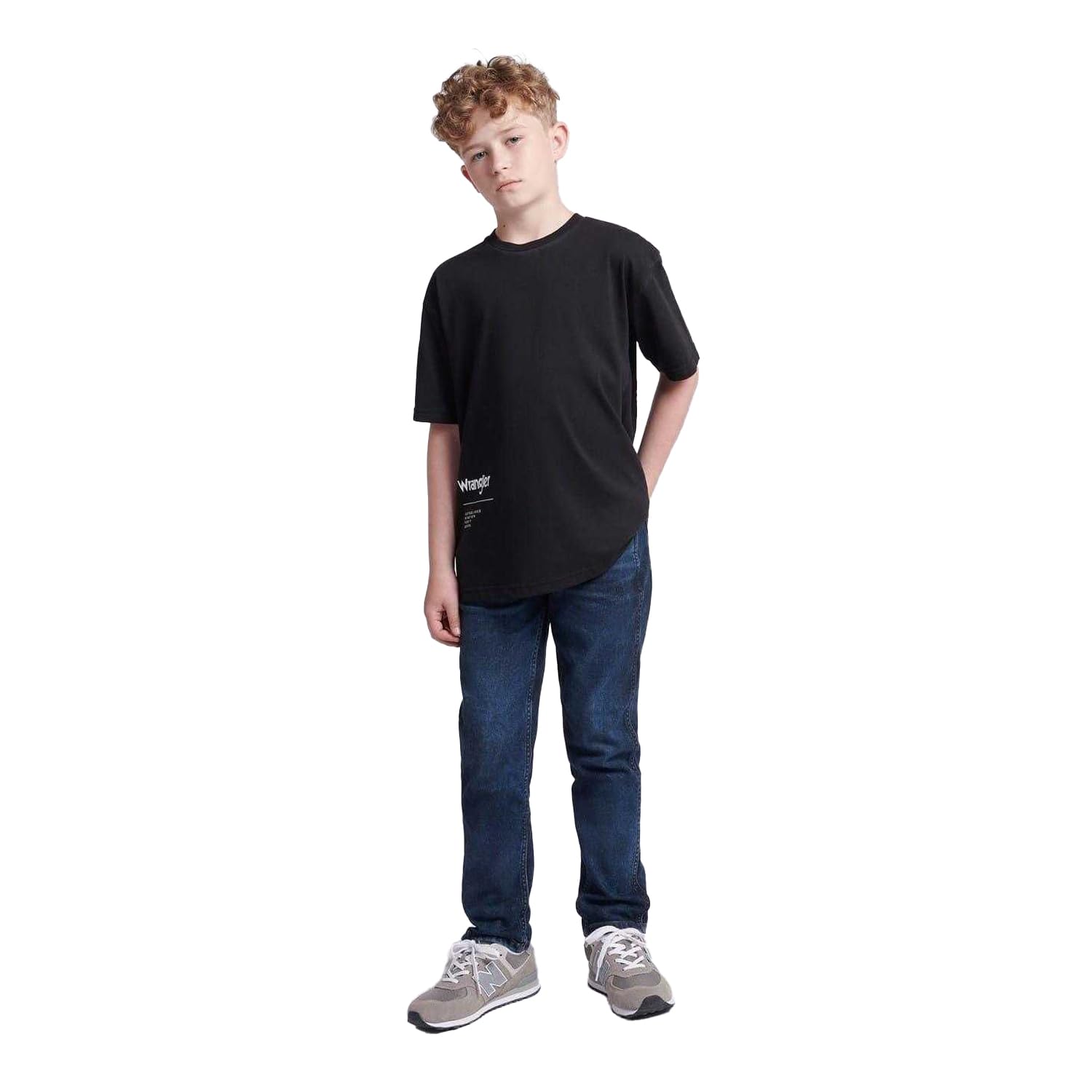 Brand Machine International Limited Photographic tee T-Shirt Niños y jóvenes, Negro, 8-9 Years