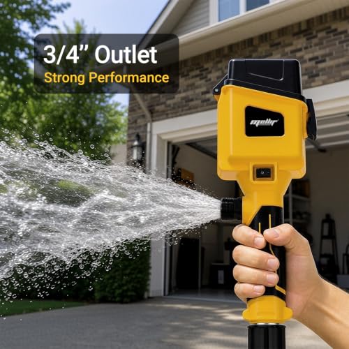 Image of Brushless Stick Water Transfer Pump Compatible with DeWalt 20V MAX Battery (TOOL ONLY), 720 GPH Submersible Pump, 27.5'' Detachable Shaft, 3 /4'' Outlet, 1m Hose, Sediment Filter for Rain Barrel, Pond