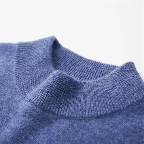 Men's 100 Percent Cashmere Men Mock-Neck Pullovers Sweater Spring Autumn Winter Cashmere Knitwear2
