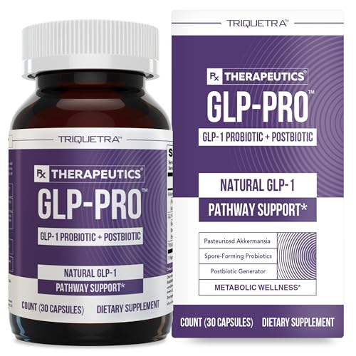 GLP-Pro: Probiotic & Postbiotic Blend for Natural GLP-1 Support Akkermansia MucT ButyraGen Butyrate Generator & Spore Bacillus Healthy Appetite SCFA & Metabolic Balance 30 Count