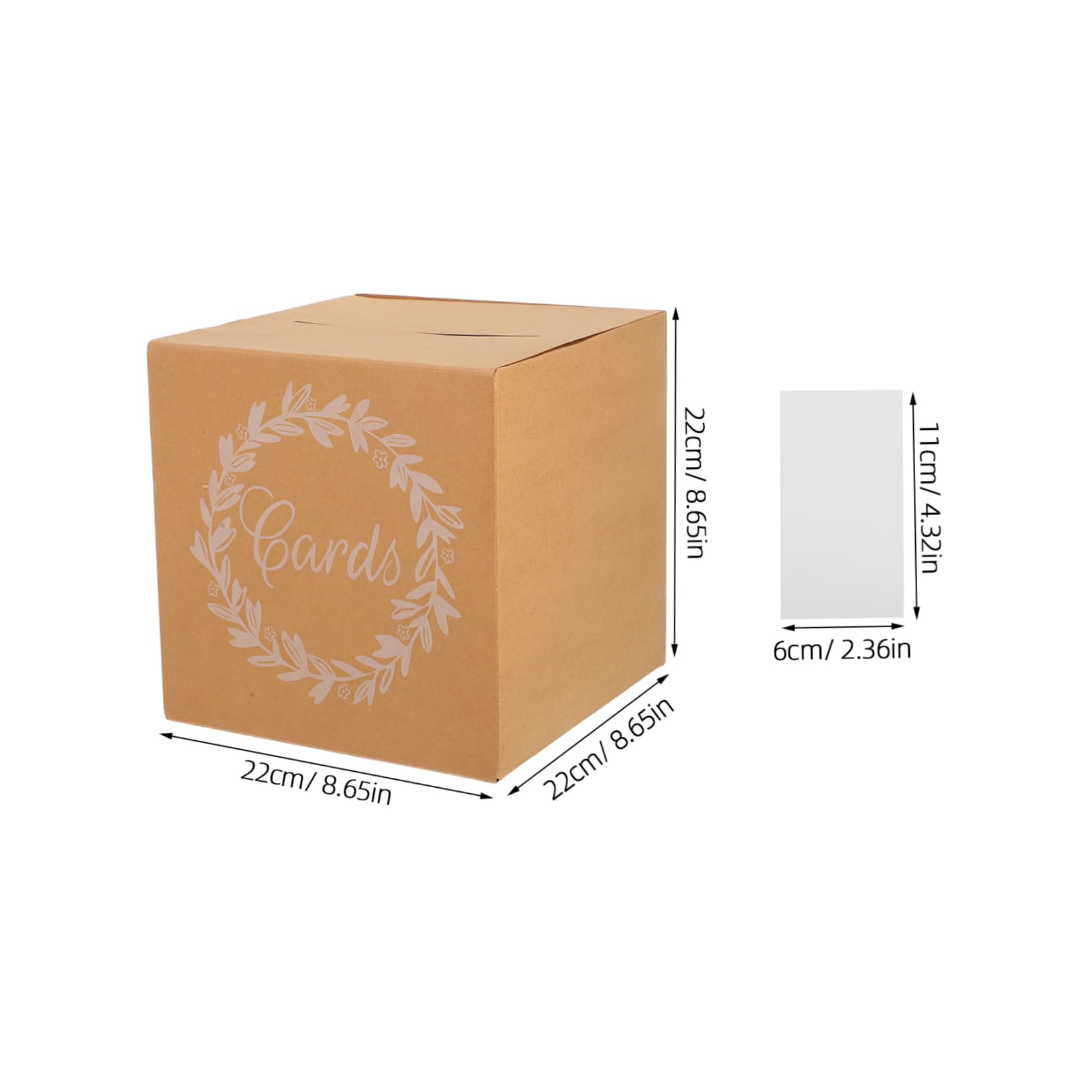 MAGICLULU 1set Rustic Wedding Card Box for Reception Envelope Holder for Bridal Shower Shower and Birthday Party Easy Assembly Multi-event Use Elegant Decor Centerpiece