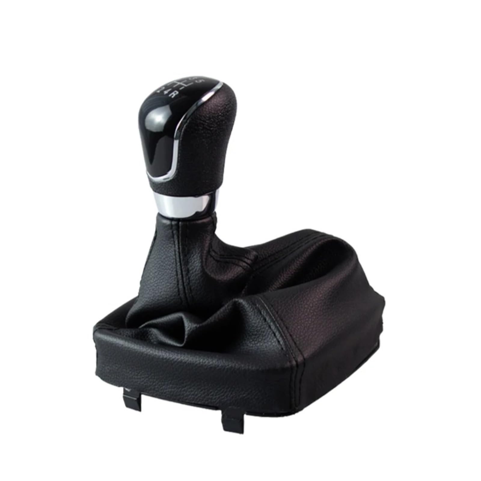 Glblpexelr Black 5 Speed Sporty Gear Stick Knob For Mondeo 4 Mk4 Iv 2007-2013 Black