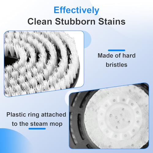 Image of 2 Pack Newly Upgraded Steamer Pads Replacement for S8201 S8001 S7001 S7201 S7005 Fit for Shark Steam and Scrub Mop, Steam & Scrub All-in-One Scrubbing Mop, Deeply Clean All Kinds of Ffloors