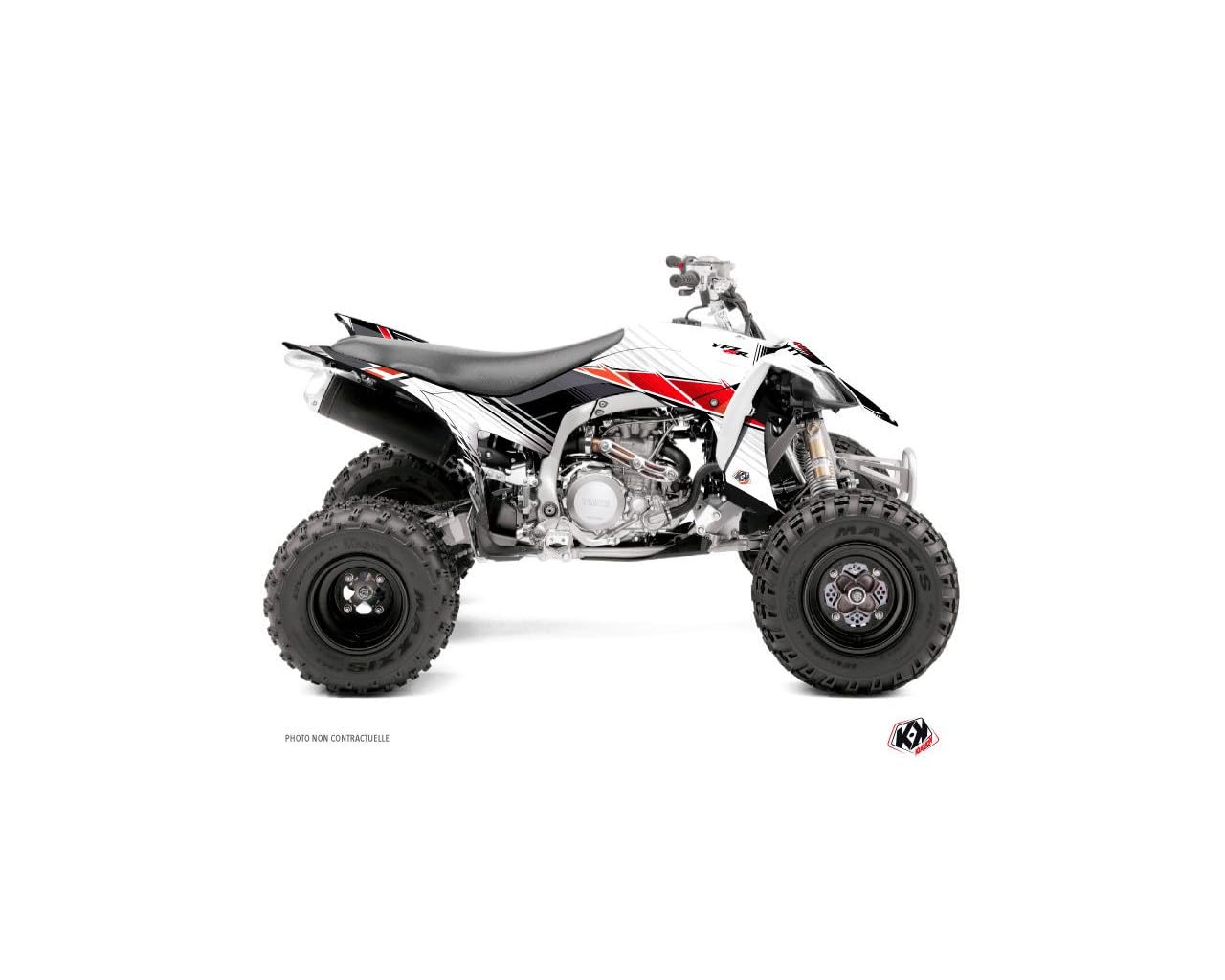 Kit déco quad Yamaha 450 YFZ R rouge Stripe : cachez vos rayures