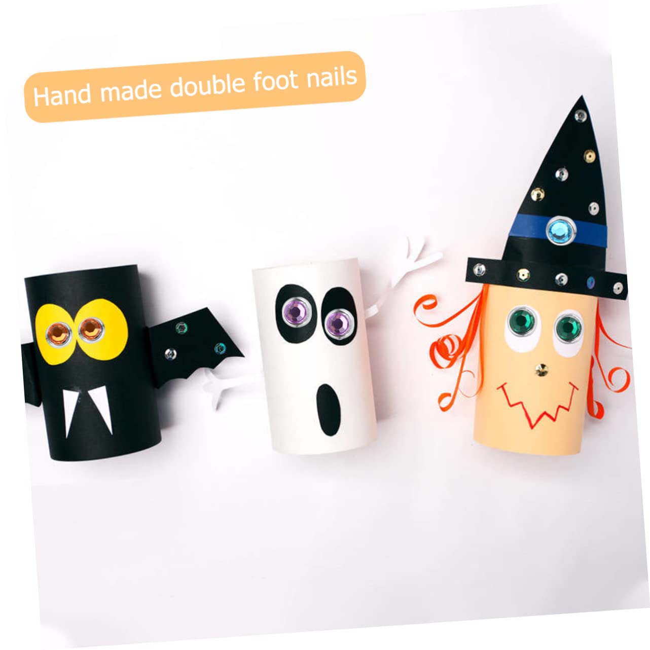 DOITOOL 50pcs Scrapbooking Brads Handmade Decorative Nails DIY Fasteners Adorable Mini Brads Craft Supplies