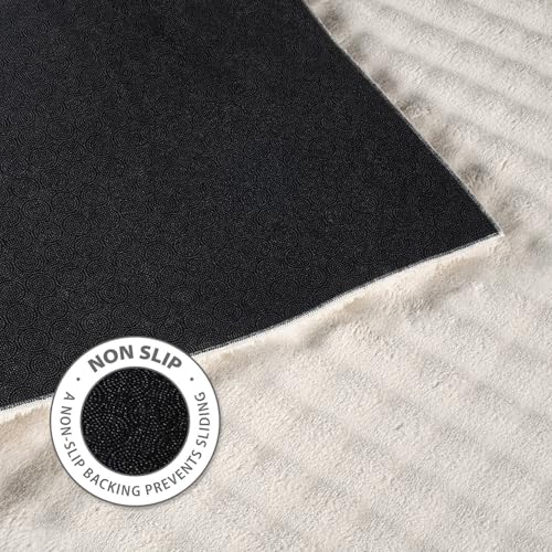 CAMILSON Tapete Moderno Blanco Antideslizante 2x7 miniatura 5