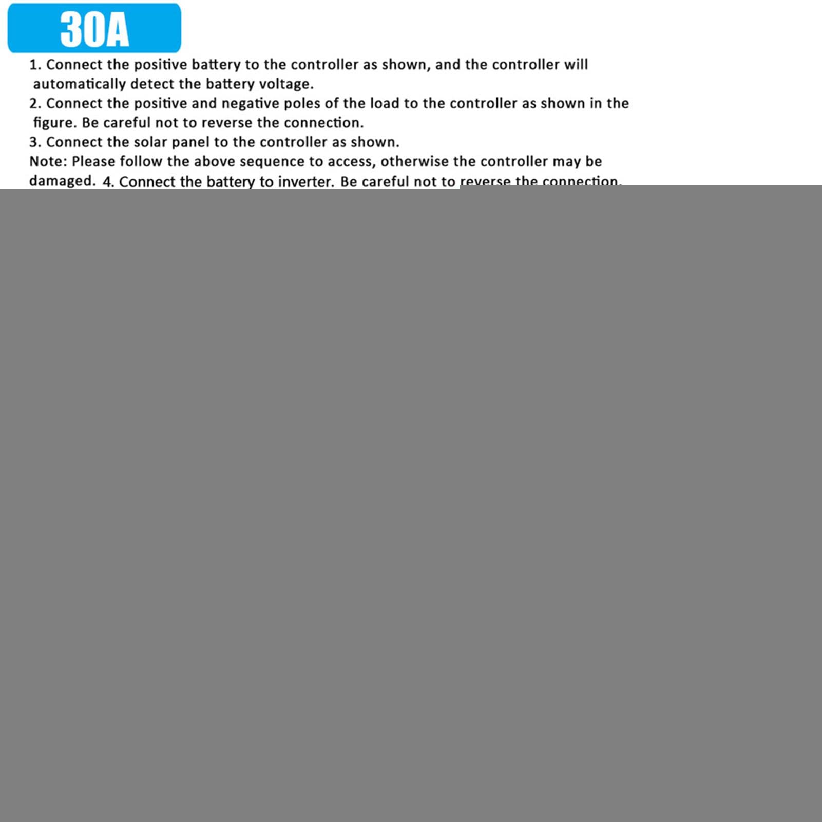 a-r Kit Completo de energía Solar,300W Convertidor Inversor 18W Panel Solar Completo | Controlador Resistente a la Intemperie DC 12V a AC 110/220V 30A con 2 Puertos USB