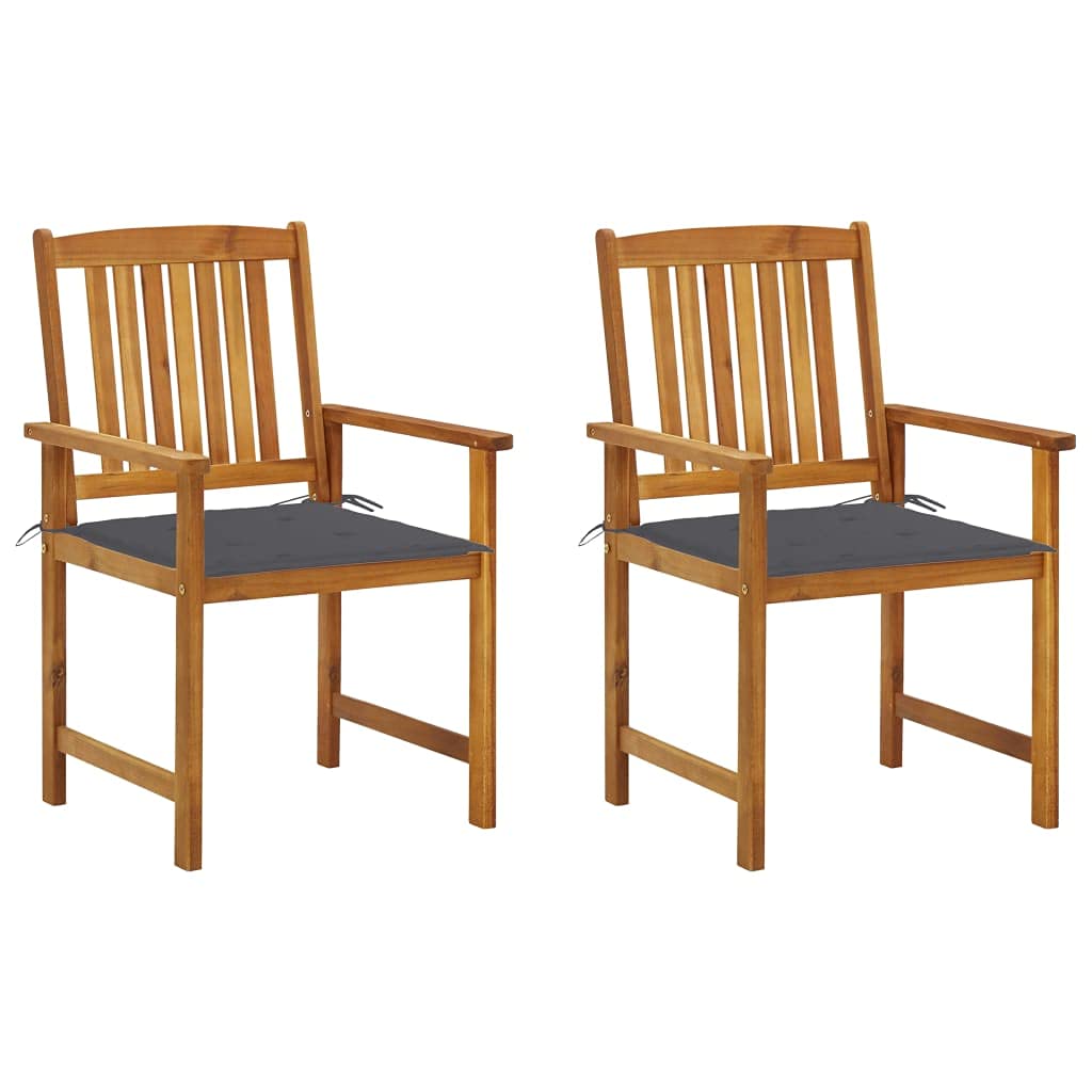 Chaises de jardin SKM bois acacia résistant pour en finir avec le mal de dos