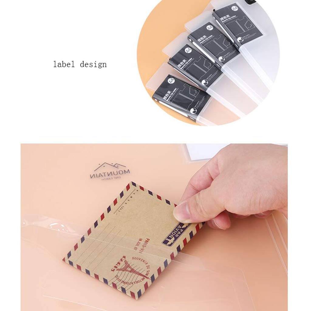 Zwischenablage für Bürobedarf Faltbare Zwischenablage, langlebiger und Stabiler Ordner Konferenzordner - (12er Pack) Haltbarer Clip mit niedrigem Profil
