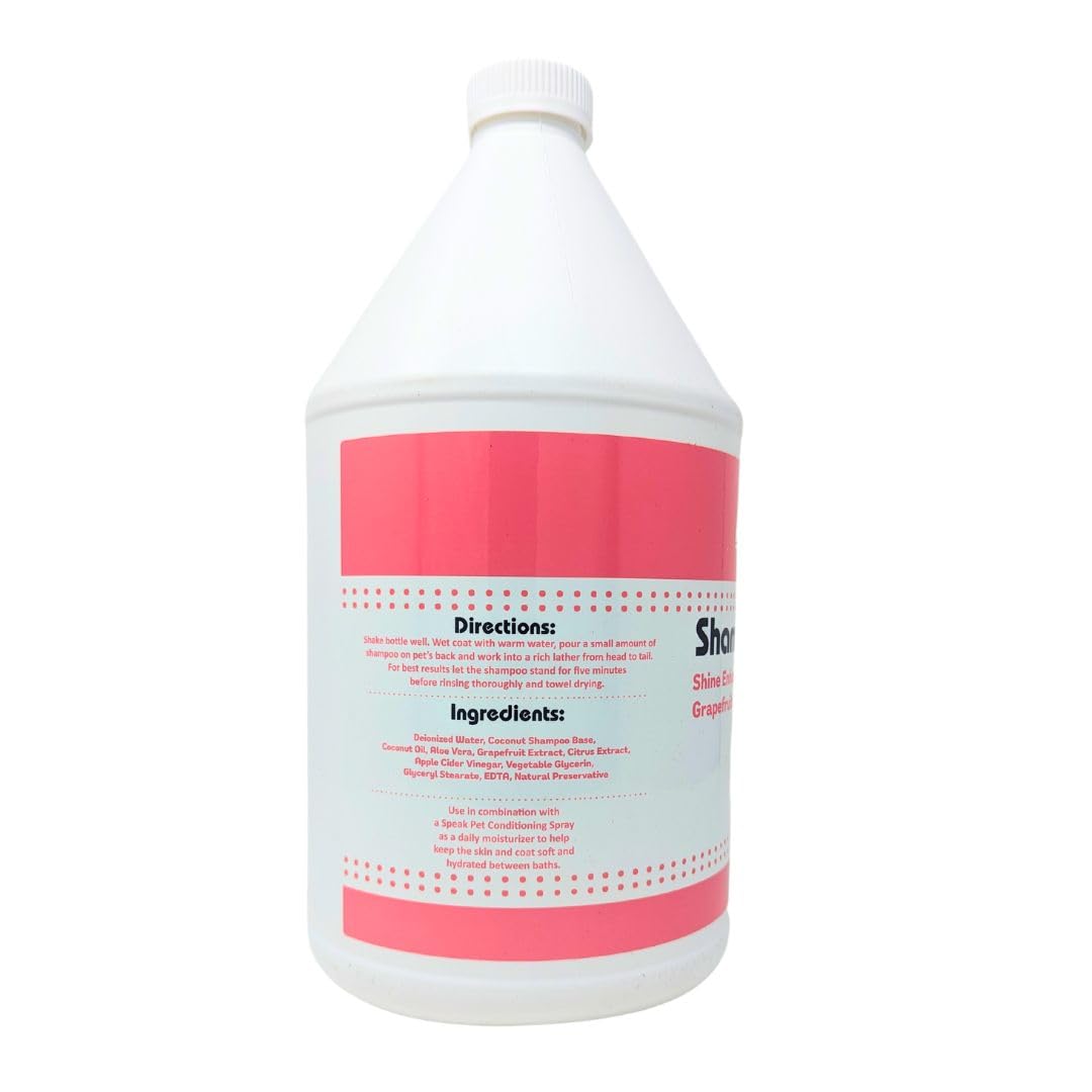 Speak Pet Products Shine Enhancing Dog Shampoo, Grapefruit Citrus, 1 Gallon
