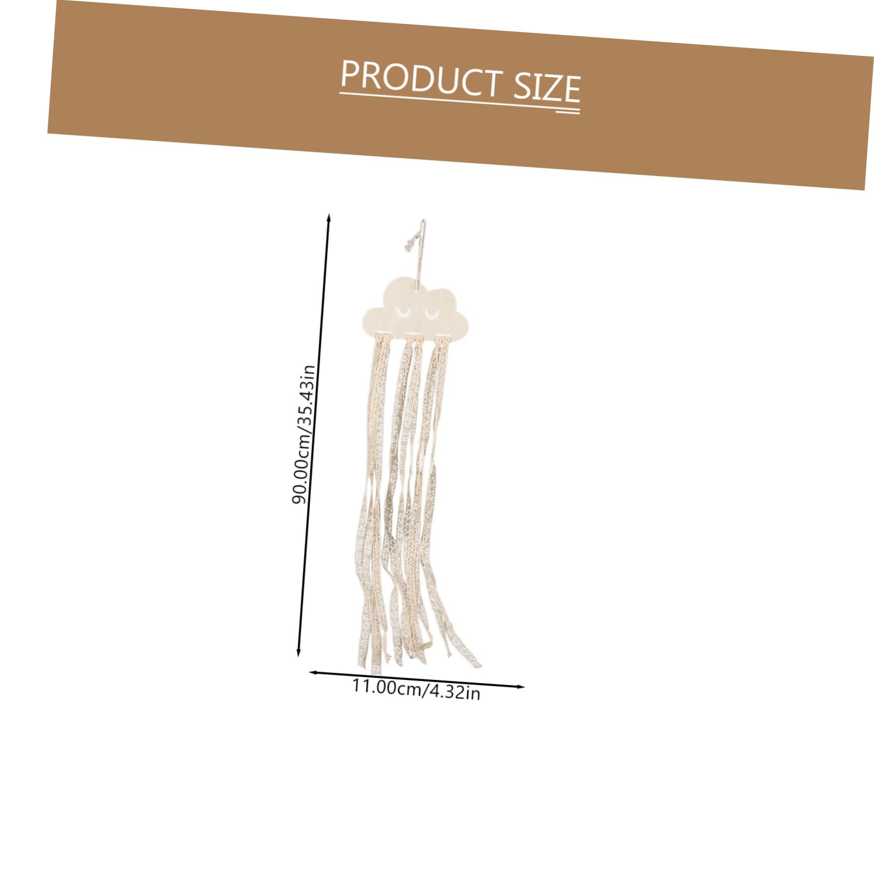 COLLBATH Elegant Bow Organizer Hair Clip Holder for Girls Wall Decor Hair Bow Storage Solution