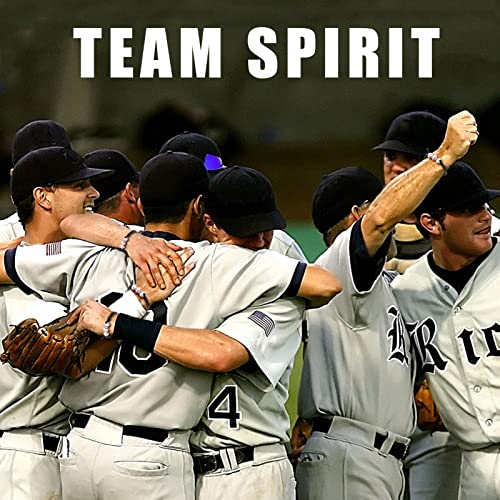 baseball party favors - 36pcs charm baseball bracelets for boys adjustable sport wristbands with bead balls - team theme birthday gift for teens