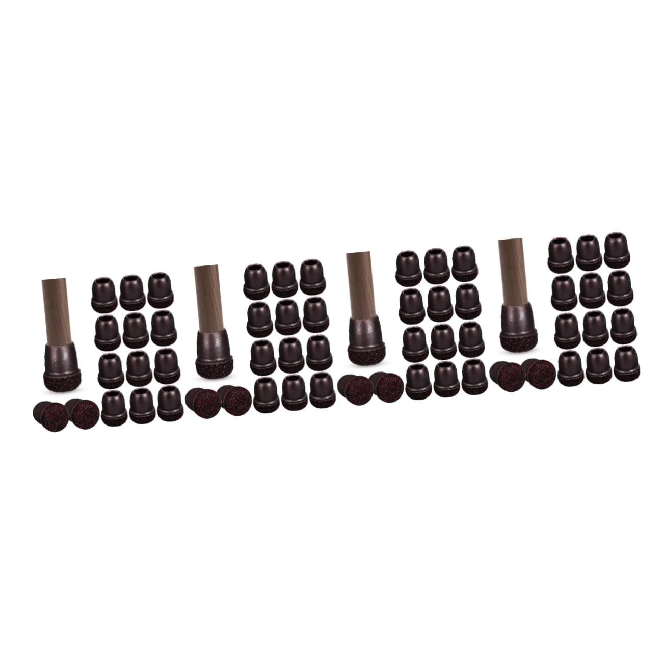 SHINEOFI 64pièces Couvre Chaise Patins De pour Mobilier Bruit Et Antidérapants Compatible
