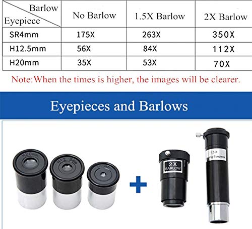 FotoCart 76AZ Reflector Astronomy Telescope F70076 Beginner Telescope - Image 8 thumbnail