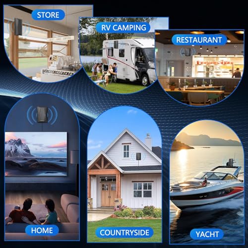 undefined 2025 TV Antenna Indoor Antenna for Smart TV Long Range Reception HD Digital Antenna Outdoor with Amplifier Signal Booster for Local Channels Supports 4K 1080p の商品画像 5