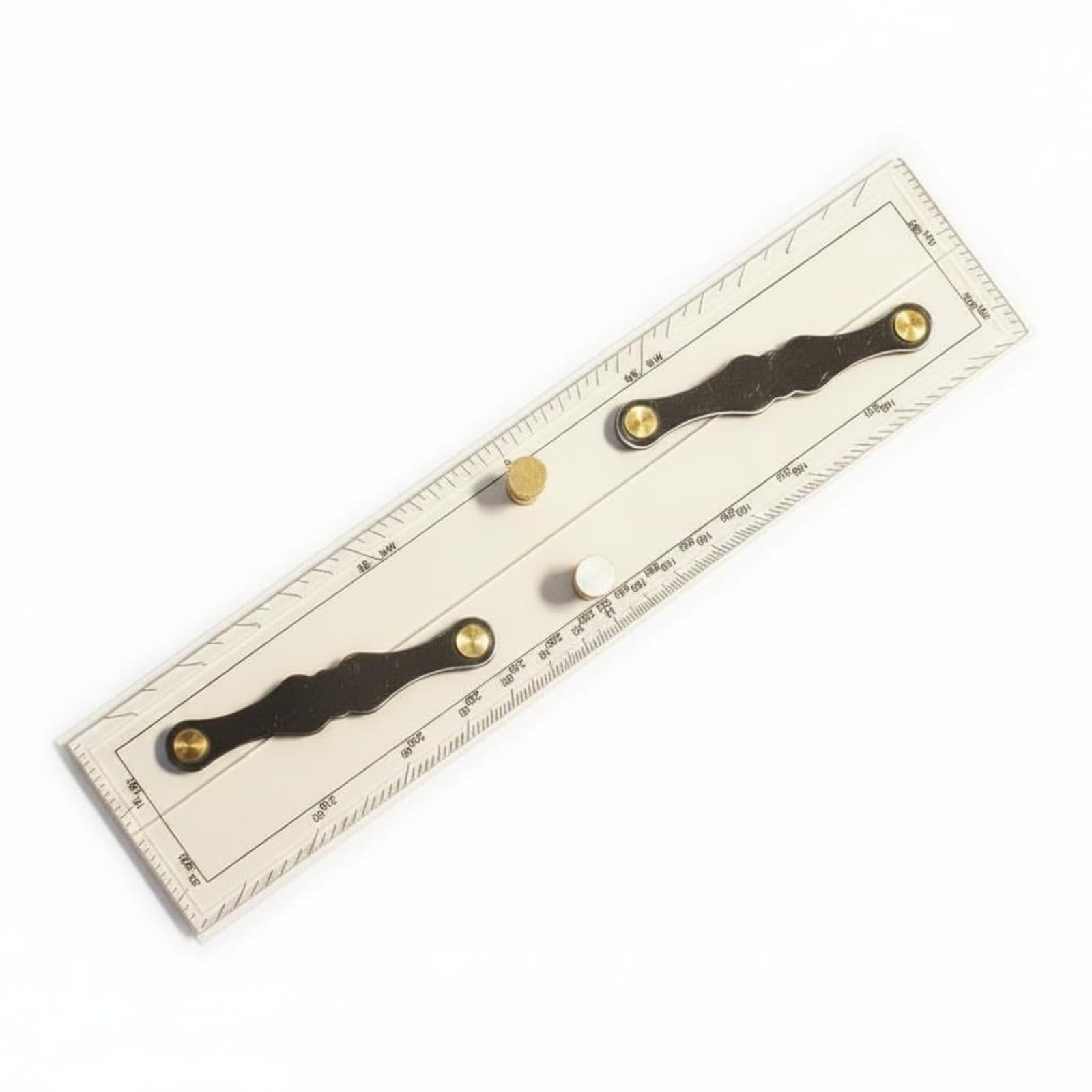 Règle de Navigation de Carte Nautique Marine Bras Parallèles Mouvement Fluide en Laiton Convient à les Travaux de Routage et Préparation d'Itinéraire, 45 CM, style to 2