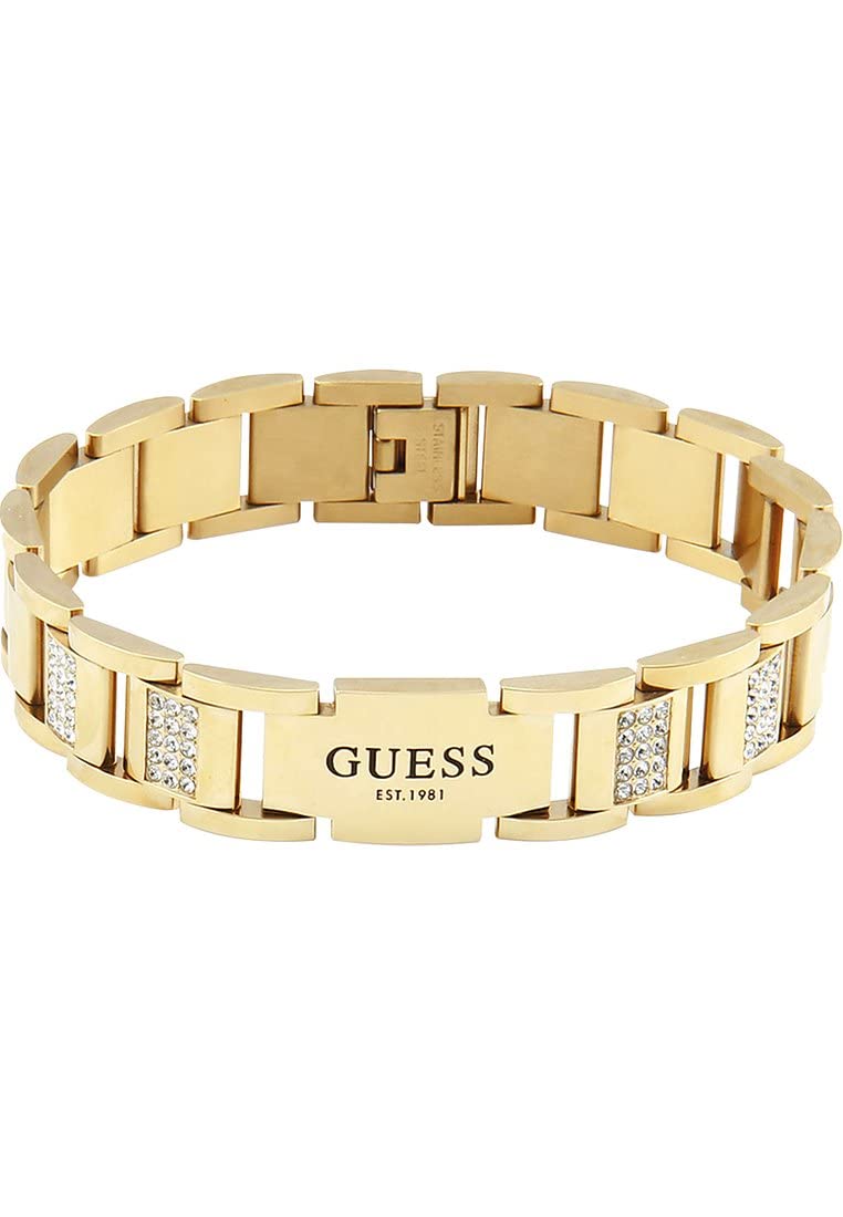 Guess Pulsera Frontiers, talla única, aleación de acero y cristal