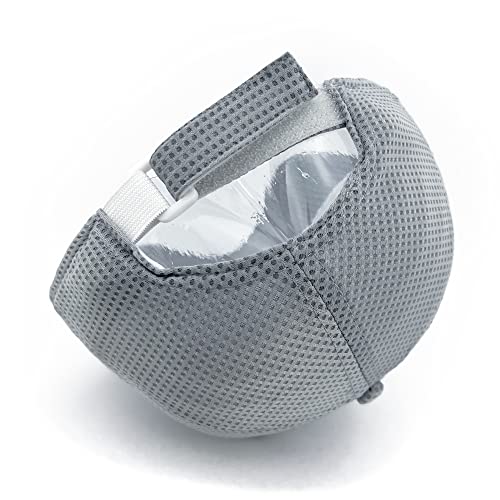 Loneshark Soft Top Long Bill Adjustable Baseball Cap Upf Spf 50 Full Mesh Baseball Caps For Boys Custom Moisture Wicking Long Brim Cap For Women Running Women Long Bill Hats For Men Light Grey #TOP3