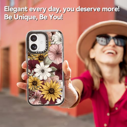 Coque iPhone 6,1 pouces antichoc Rosarnnah noire durable - 7