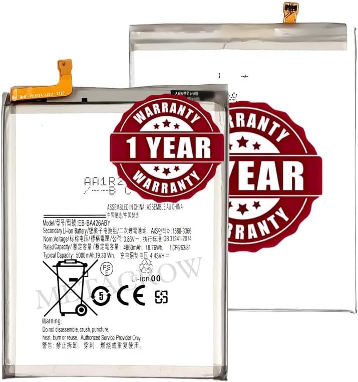 Original EB-BA426ABY Battery Compatible with Samsung Galaxy M32 5G (SM-M326B) - (5000mAh) - 1 Year Warranty_BC46