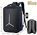 ORILOOSEN Hard Shell Business Backpack Travel Laptop backpack USB port backpack Daily laptop backpack Waterproof travel backpack (Blue)