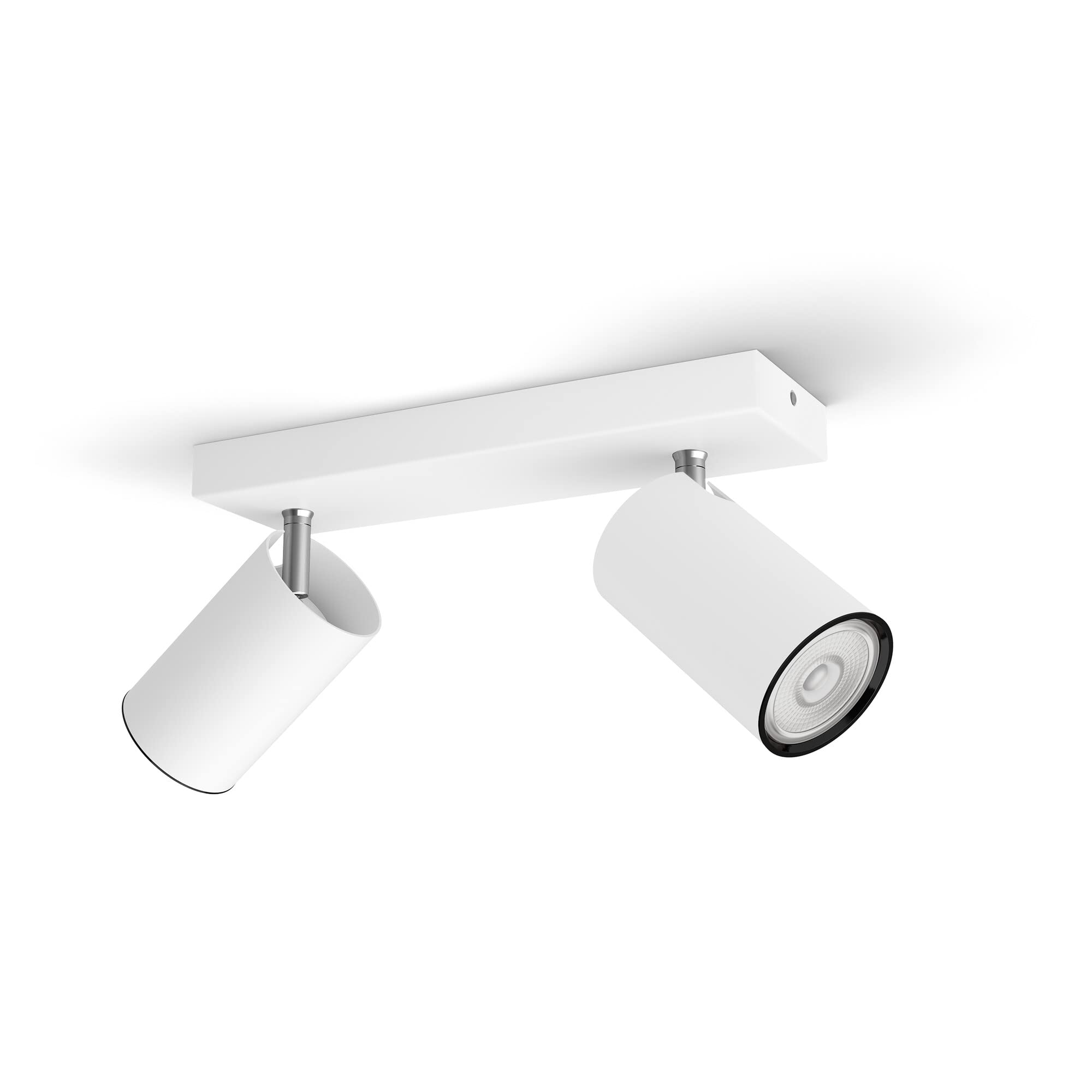 PHILIPS, Barra de iluminación Kosipo con 2 Focos para bombilla GU10, Blanco