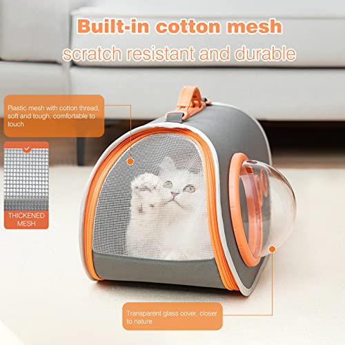 PETCUTE Transportbox Hund,Transportbox Katze,Atmungsaktive Transporttasche für Katze Hund,Haustiere Tragetasche mit Verstellbarer Schultergurt,Abnehmbare Matte,Hundetasche für Katzen und Hunde - Image 4
