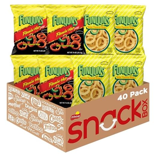 Funyuns Variety Pack, 0.75 Ounce (Pack of 40)