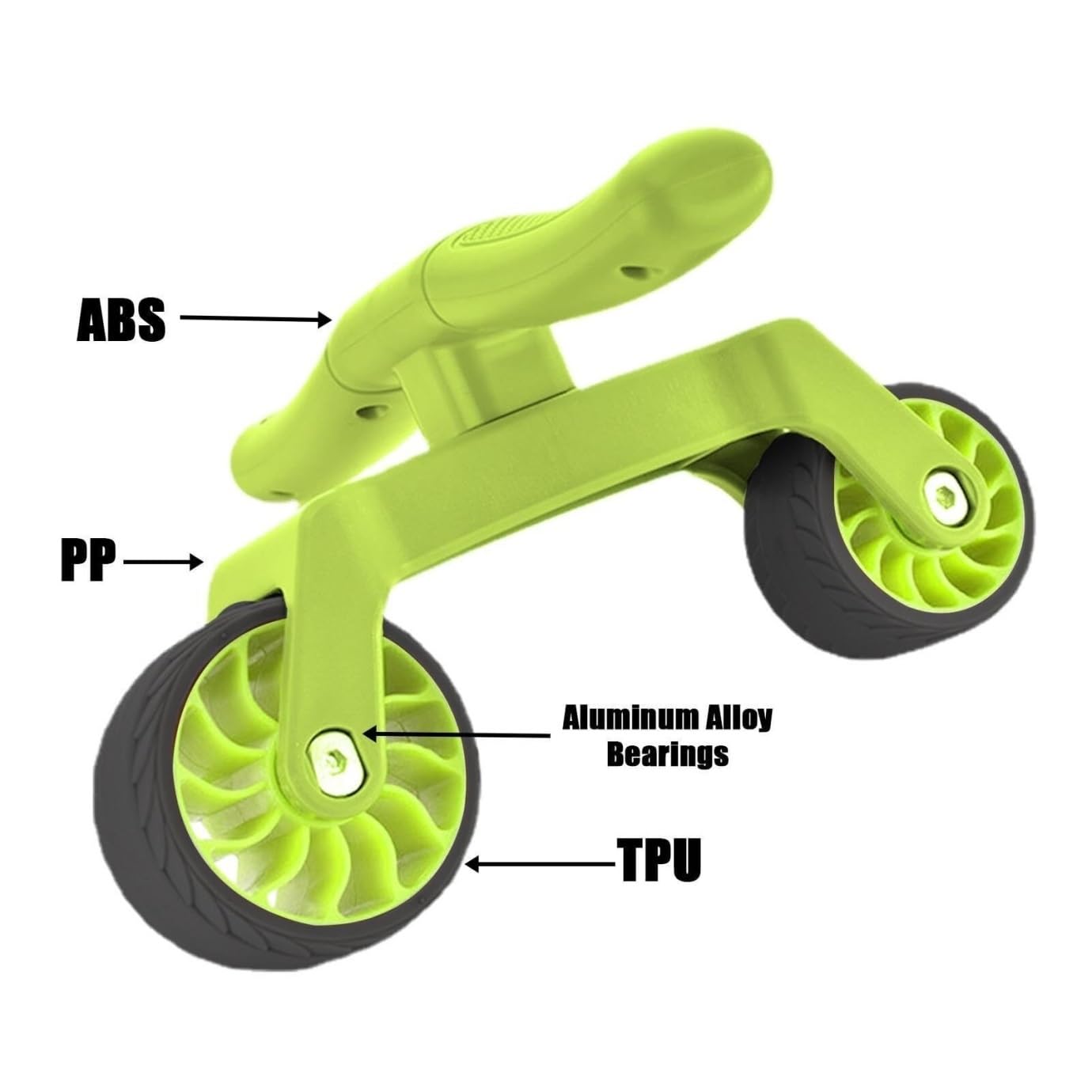 Bauchmuskelroller, Bauchmuskeltrainer mit Rad, Core-Trainer for Bauchmuskeltraining
