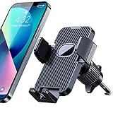 Handyhalterung Auto, [Upgrade Militär-Klasse Hakenclip] Handyhalter Auto 360° Drehbar Handyhalterung Auto Lüftung Kfz-Handyhalterung EIN-Knopf-Release Autohalterung Handy für iPhone Android Smartphone