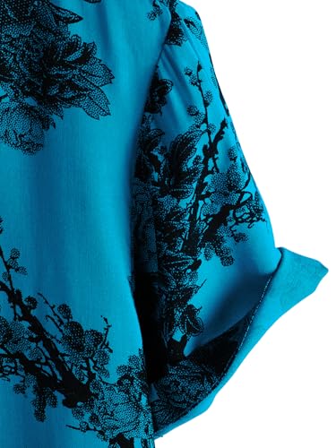 Image of JOTOOK Mens Hawaiian Shirt Short Sleeve Button Down Tropical Shirts Casual Floral Summer Beach Shirt