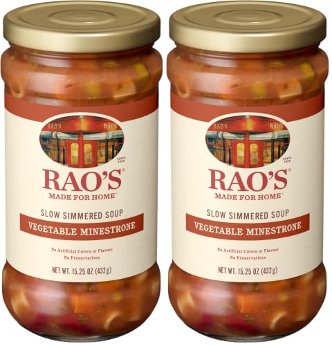 Image of Rao's Made For Home Vegetable Minestrone Soup, 15.25 oz (Pack of 2)