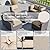Kullavik 7 Pieces Outdoor Patio Furniture Set,PE Wicker Rattan Sectional Sofa Patio Conversation Sets with Tempered Glass Table,Sand