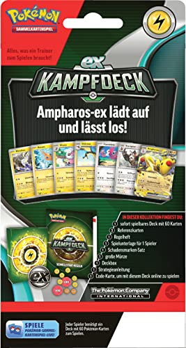 Pokémon-Sammelkartenspiel: Kampfdeck Ampharos-ex (sofort spielbares Deck mit 60 Karten) – Bild 5