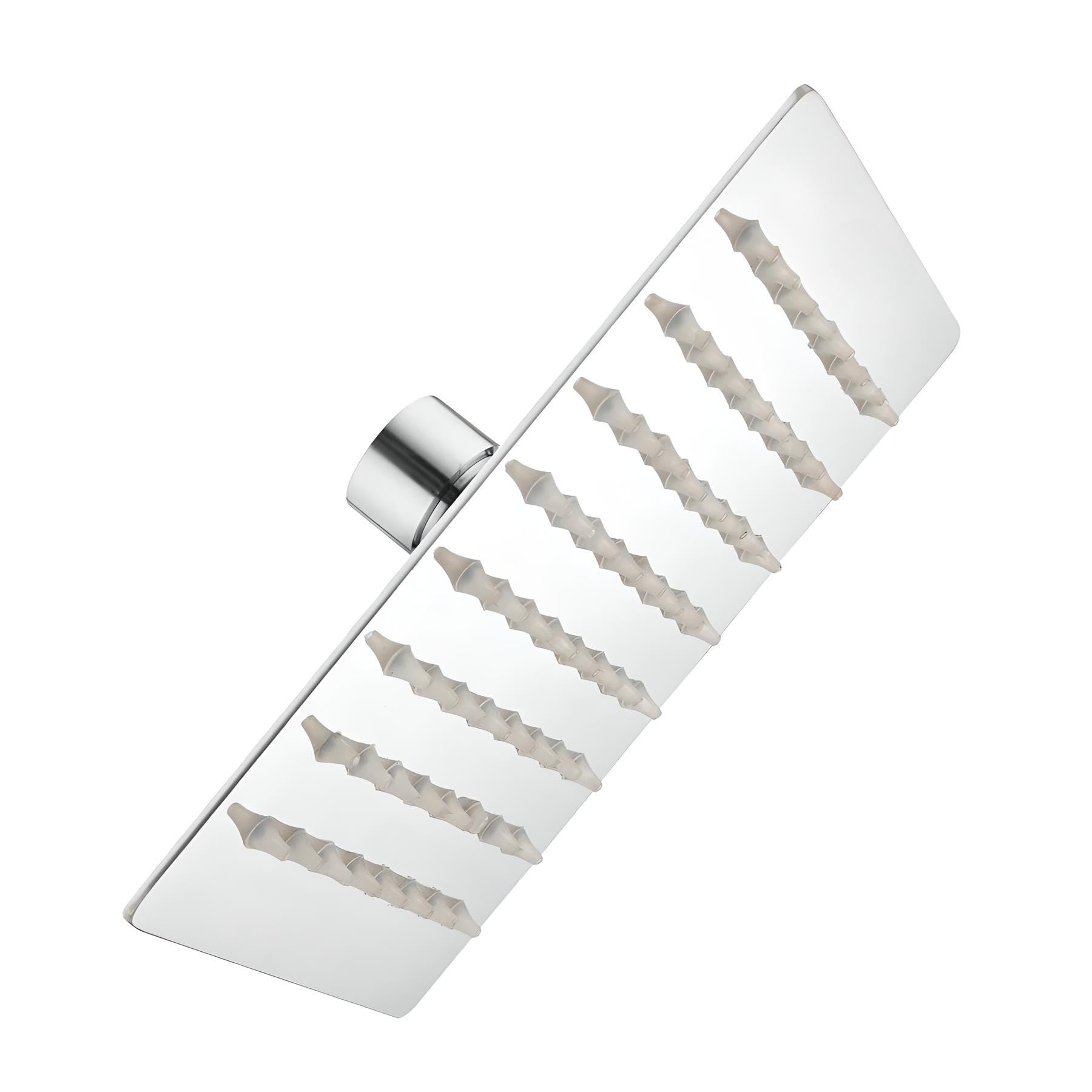Favhome Stainless Steel Slim Square Overhead Shower 8 x 8 Inches rain shower head for bathroom Without Arm, Mesh Shower filter built-in, Chrome, Polished Finish (B0DBJ4BGTL) Amazon Price History, Amazon Price Tracker
