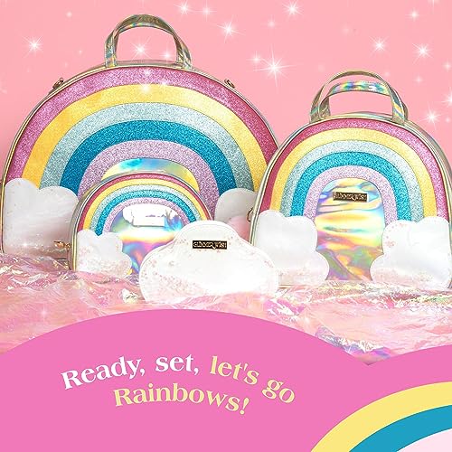 Glimmer Wish Unicorn Rainbow Travel Luggage Set - Overnight Bag, Cosmetic Bag, Selfcare Keepall, and Cloud Pouch, Set of 4 Travel Bags for Teens4